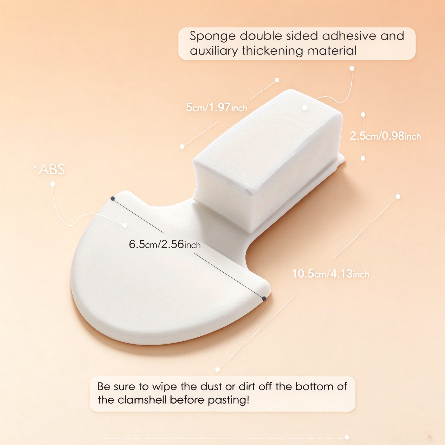 TEMU 1pc Convenient Upgrade White Toilet Lid Holder In Stock Portable Toilet Seat Lid Opener Handheld Flip-up Lid Holder Sanitary Toilet Lid Handle,