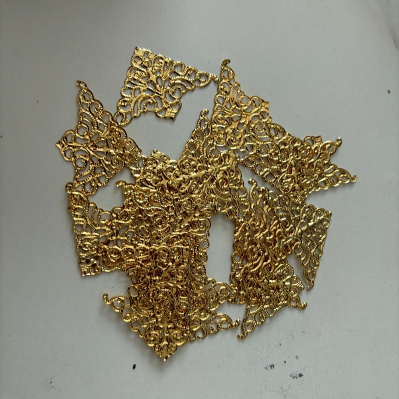 TEMU Lot de 16 pièces, Protège- en métal style dentelle, Matériaux de décoration créatifs à faire soi-même pour cahier