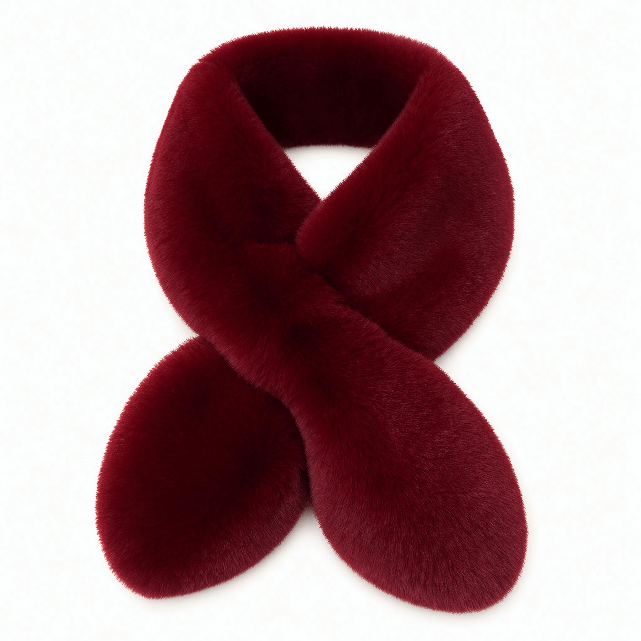 TEMU Autumn And Winter Warm Scarf, Plush Short Scarf, All-match Neck Warmer, Neck Scarf With Easy . Multi-colors . Suitable For Autumn And Winter