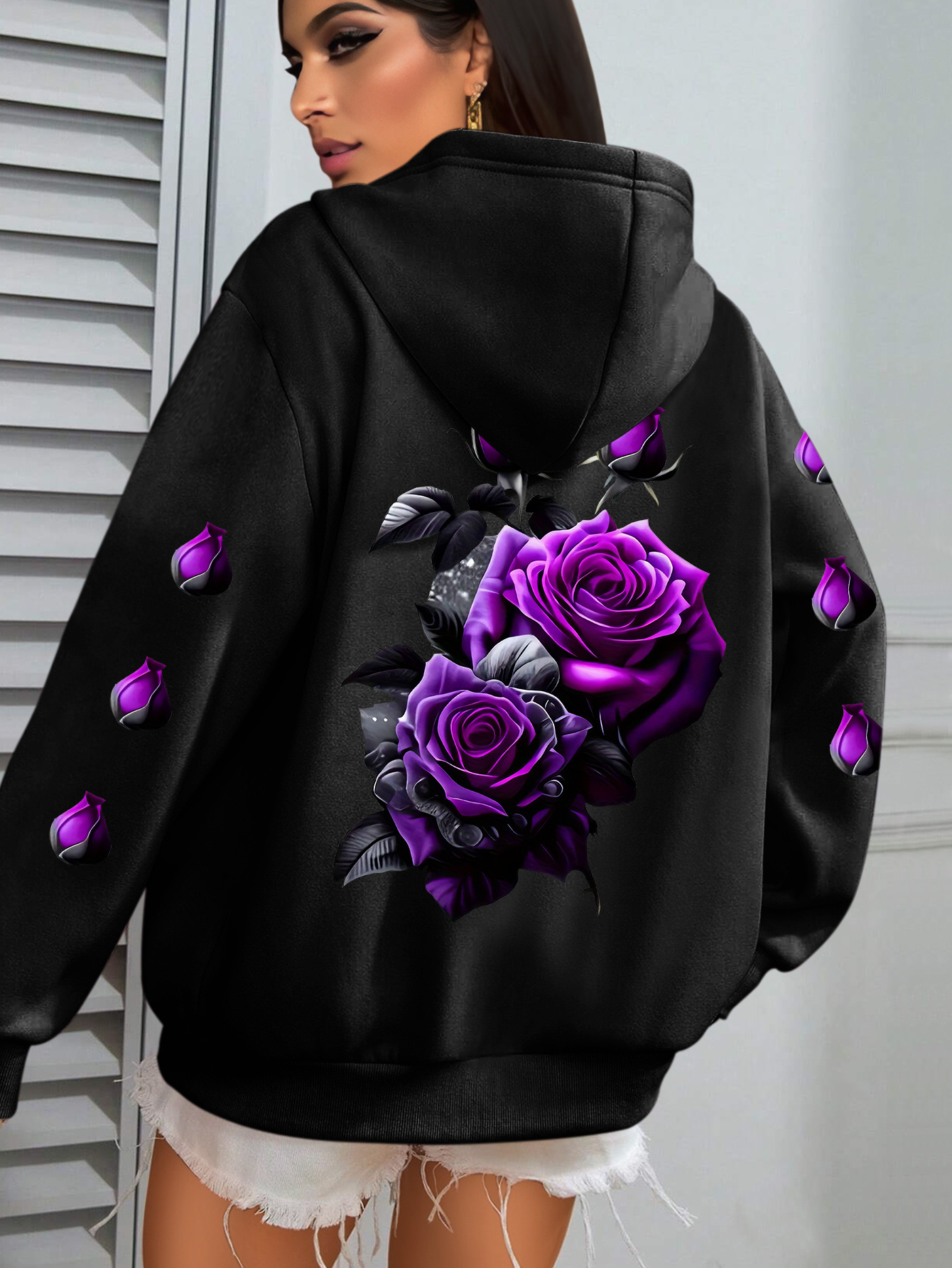 Formal Mauve Color Hoodie Purple Sweatshirts Sold On Temu United