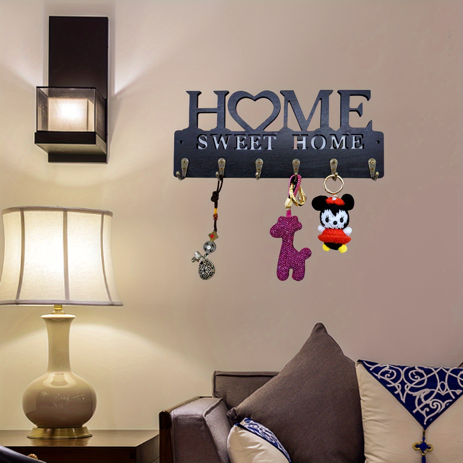 2d flat key hooks home decor a holder home Temu Canada