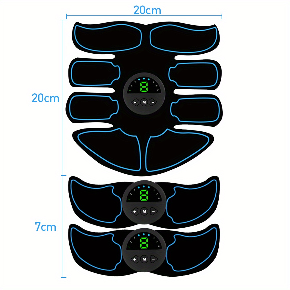 Unisex Muscle Pad with LCD Display for Easy Use Suitable for Home Office Travel