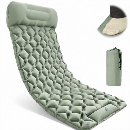 sleeping pad camping mat self inflating ultralight compact inflatable sleeping pad lightweight inflatable pad with built in pump for camping hiking backpacking