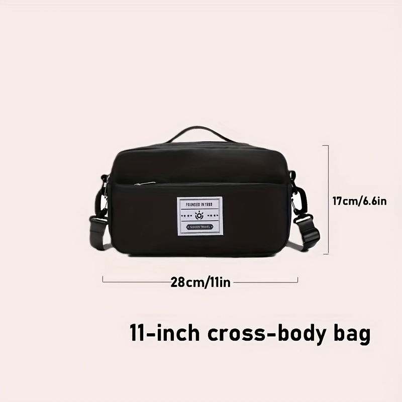 TEMU Borsa da viaggio grande capacit�, personalizzabile con , realizzata in resistente tessuto Oxford, design con separazione asciutto/, spallacci