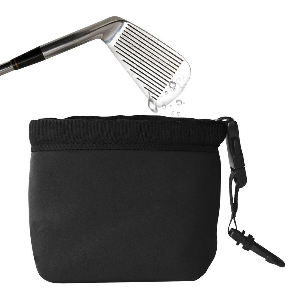 TEMU 1pc , Golf Club And Golf Ball Cleaning Bag, Portable Detachable Cleaning Bag, Easy To Clean, Club Wiping Bag