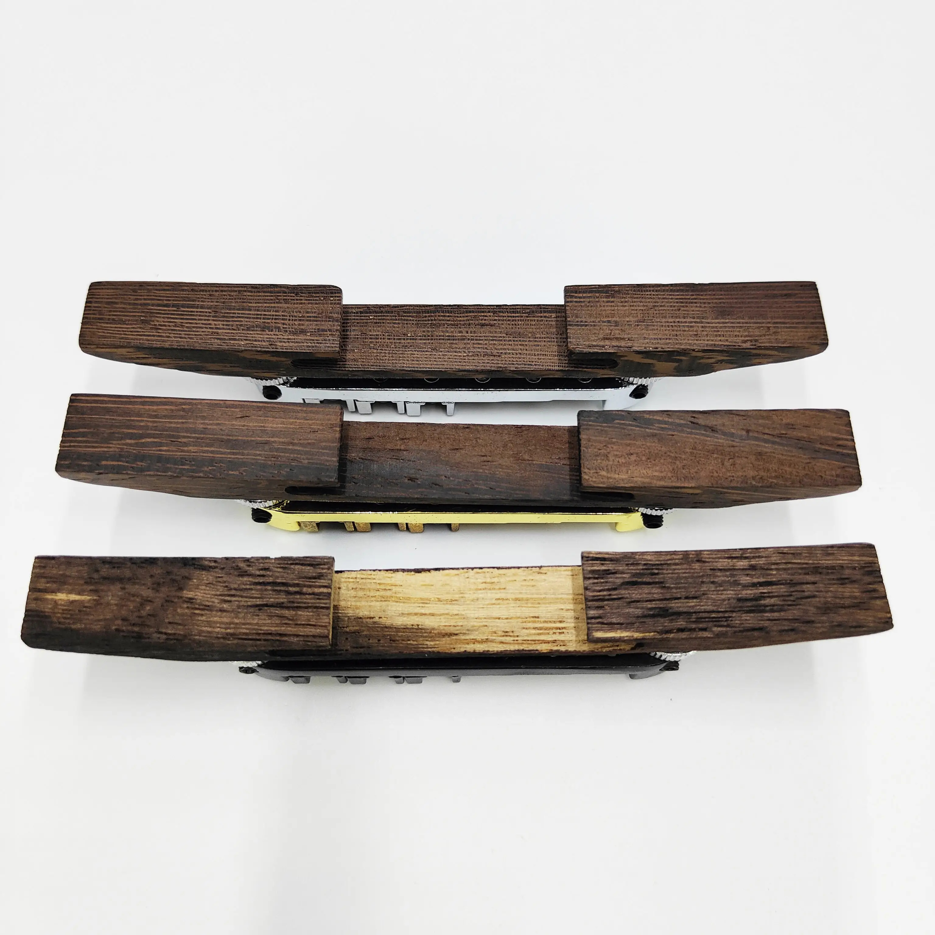 Premium Rosewood Jazz Bridge Set Jazz Electric Guitar Ball Bridge Rosewood Base Bridge Adjustable Traditional Saddle Golden and Silvery Black, Instrument Repair Parts, Guitar Bridge Replacement, Elegant Guitar Accessory, Classic Guitar Hardware, Handfinished Hardware, Highquality Saddle, Replacement Guitar Parts, Jazz Musicians, Guitar Technicians