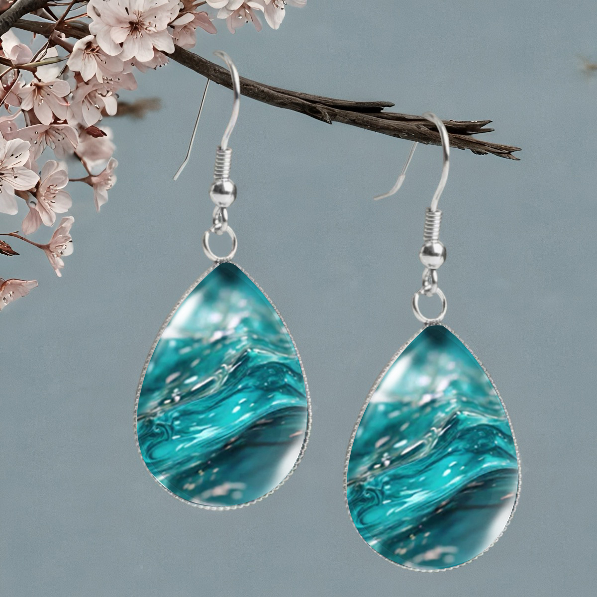TEMU Une paire de boucles d'oreilles élégantes , adaptées pour un port et comme bijoux , cadeau de Thanksgiving, cadeau d'anniversaire