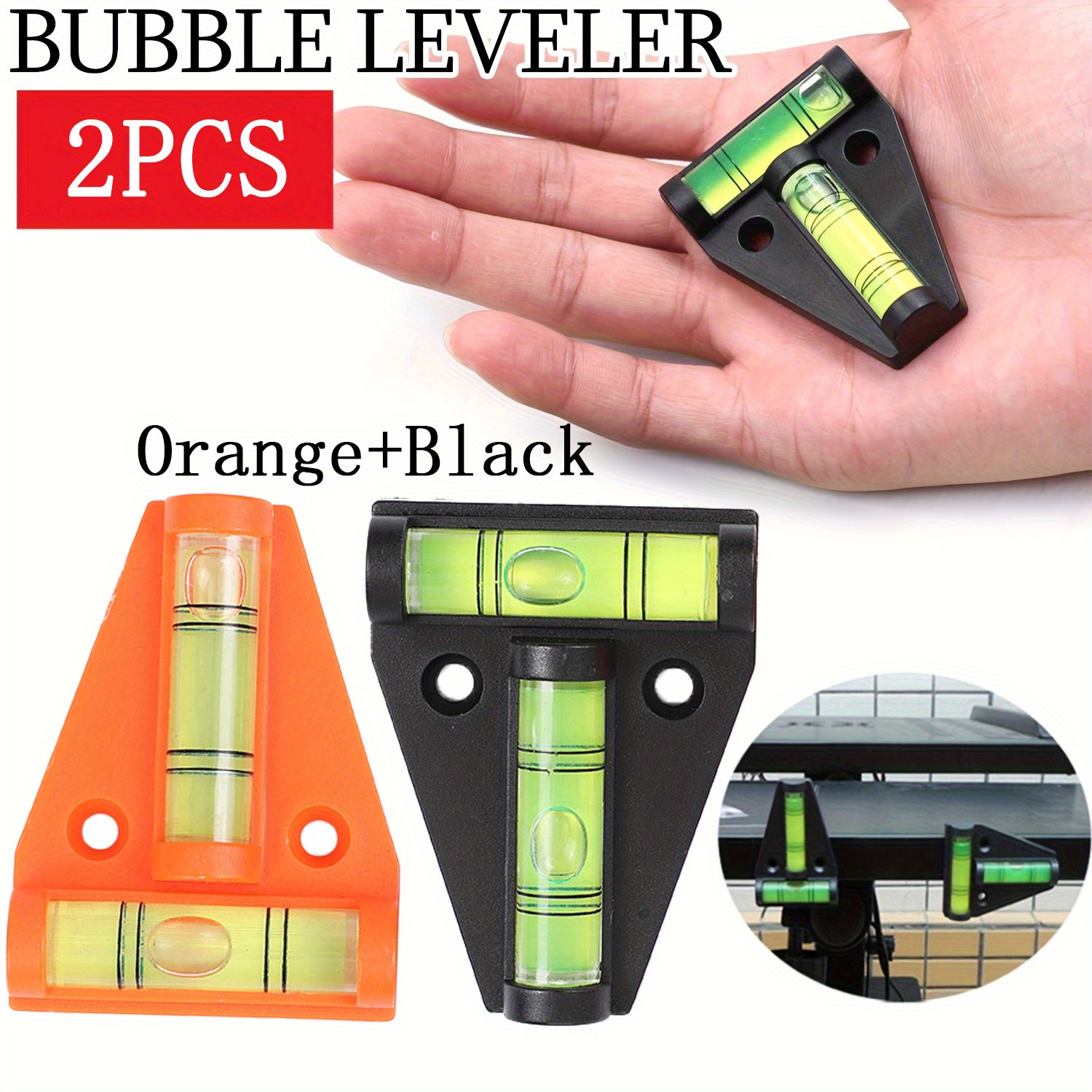 Bubble Level 3-Pack Mini Magnetic S - 15x15x40mm Square Spirit Levels ...