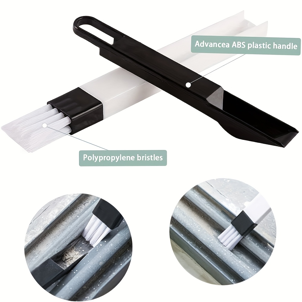 1 buc. Perie de curățare din plastic multifuncțională cu lopată - o lopată manuală de mână potrivită pentru curățarea holurilor, dormitoarelor, baie, toalete, bucătării, mașini și podele - nu este necesară electricitate.