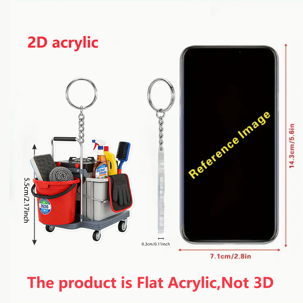 TEMU [2D Flat] [2D Flat] Ein 2D flacher Acryl-Schlüsselanhänger, geeignet für Autoschlüsselanhänger, Rucksäcke, Hochzeiten, Geburtstage, Einweihung,