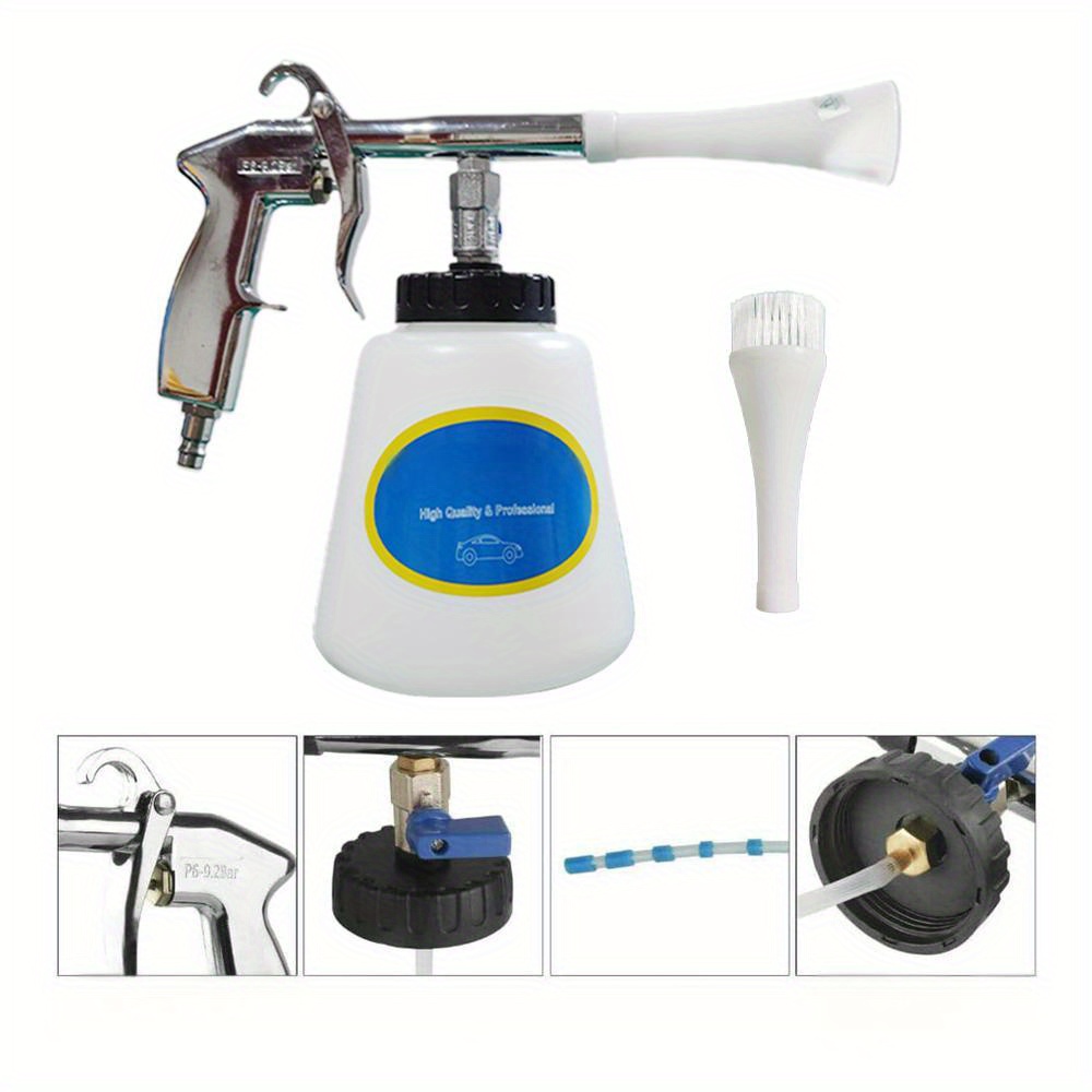 E-shop Selbstreinigende Gun, Tiefenreinigung von Fahrzeuginnenraum, Motorraum, Auto-Detailing-Werkzeuge, Einstellbarer Luftdruck