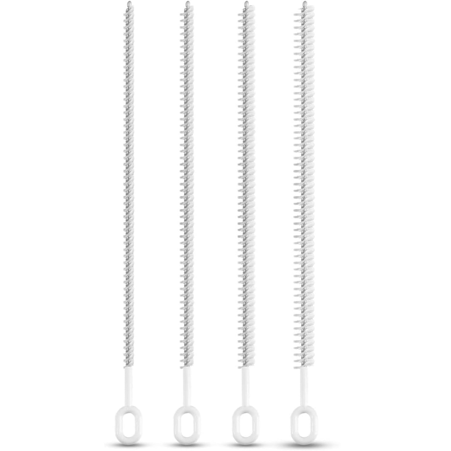E-shop Schwerlast-Strohreiniger-Bürstenset – 4 Stk., 10 Zoll Länge, 8mm/0.31 Zoll Breite, Vollständige Abdeckung der Borsten, Ergonomischer Griff