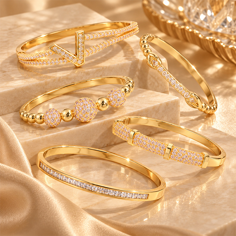 Women's Versatile 5pcs Wrist Set, Minimalist Metal Silhouettes