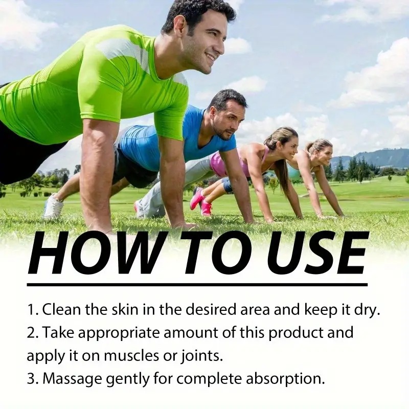 72-HOUR LONG-ACTING JOINT SKIN CARE CREAM-72 Hours, Conditioning, INSIST ON USING, Very Suitable for Lumbar Spine, Elbow, Joint Skin, Specially Developed for The Elderly, Athletes, Sedentary Office Workers, in a Week, 60G/2.12 OZ