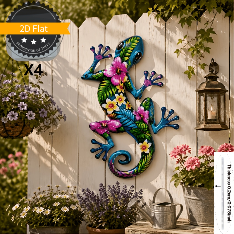 TEMU 2d Flat, [2d Flat] 2d Plane [2d Plane] 1 Large , Creative Acrylic Art Wall Decor, Vibrant Colorful , Suitable For Indoor And Outdoor Decoration,