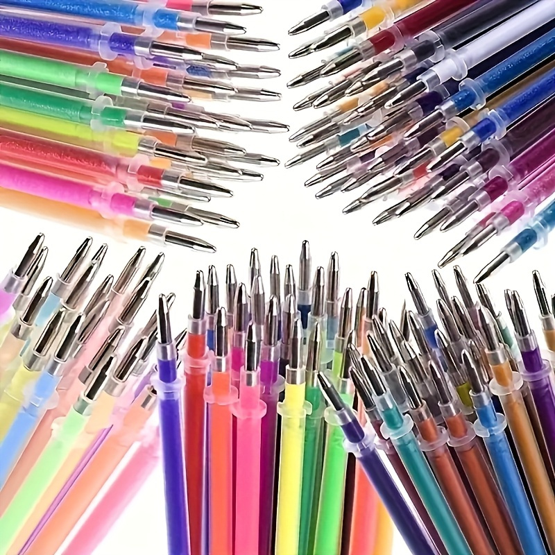 TEMU Artist Refill Set, 24 Colors Adult . Gel Watercolor Pens, Watercolor Pens Replacement Stationery Adult Watercolor Back To School Supplies