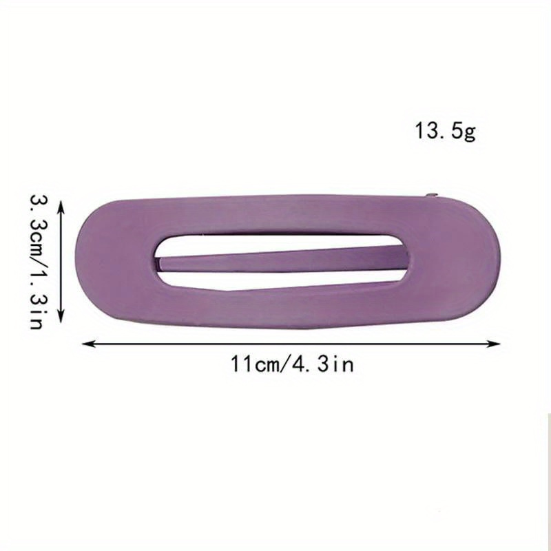 3pcs Ladies' Elegant Matte Large Hair Clip- Acrylic Anti-Slip Toothed Hairpin, Easy And Elegant Rectangular Hairpin, Stable And Fixed, Solid-Color Headpiece, Suitable for Daily And Formal Looks, Cute Hair Accessory, Smooth Surface