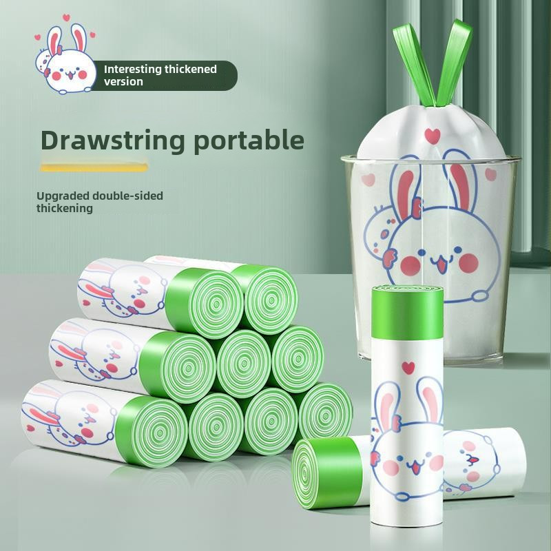 

Sacs Poubelle à Cordon de Serrage Extra Épais avec Motif Lapin Cartoon - Grands, Portables & Jetables pour , , de Bain, en Plastique, avec Cordon de Serrage