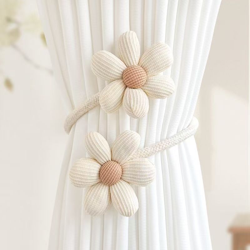 TEMU Pinces à rideaux pliables de fleur, décoratives et mignonnes