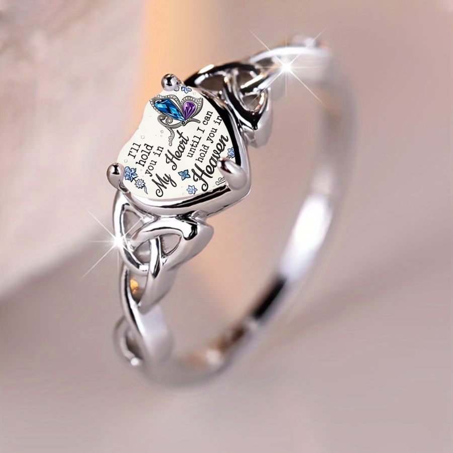 TEMU 1pc Rings Heart Rings Romantic Rings Heart Rings Openwork Rings Rings Floral Rings Jewelry Accessories Unique Jewelry Christmas Gifts Valentine