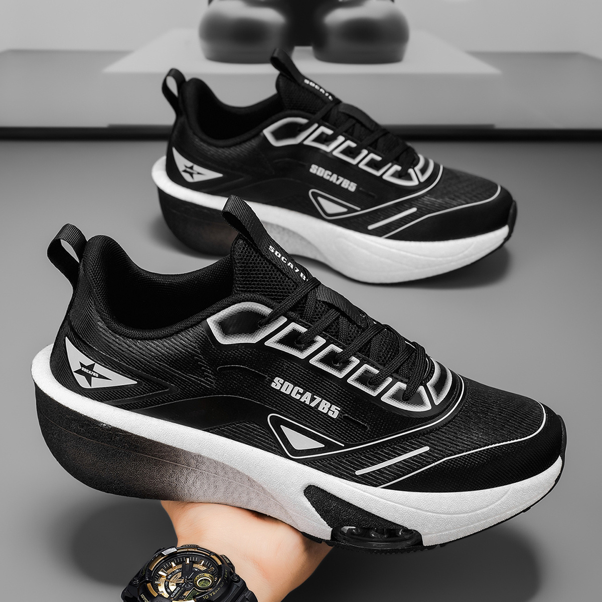 TEMU 1 Pair Of Women' Shoes | Suitable For Jogging, Medium To Long Distance Running, Training, And Hiking, Providing Arch Support, Anti Slip And