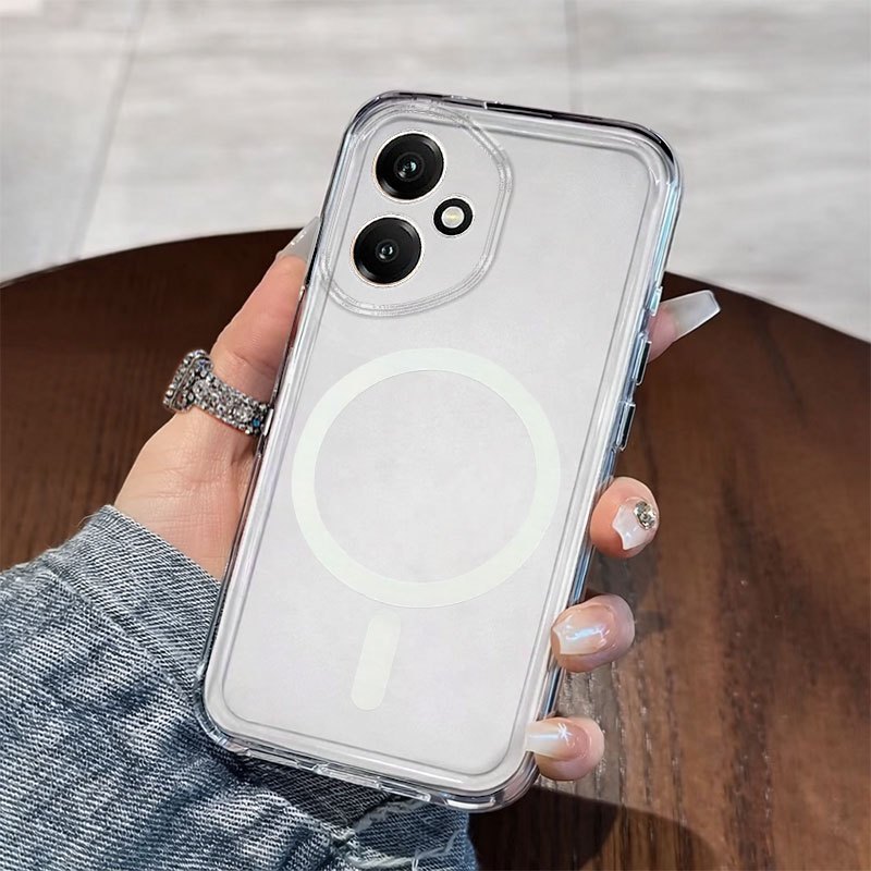TEMU Coque de téléphone : Étuis de protection compatibles magnétiquement, , antichocs, fins, transparents et ajustés, adaptés pour Honor 400