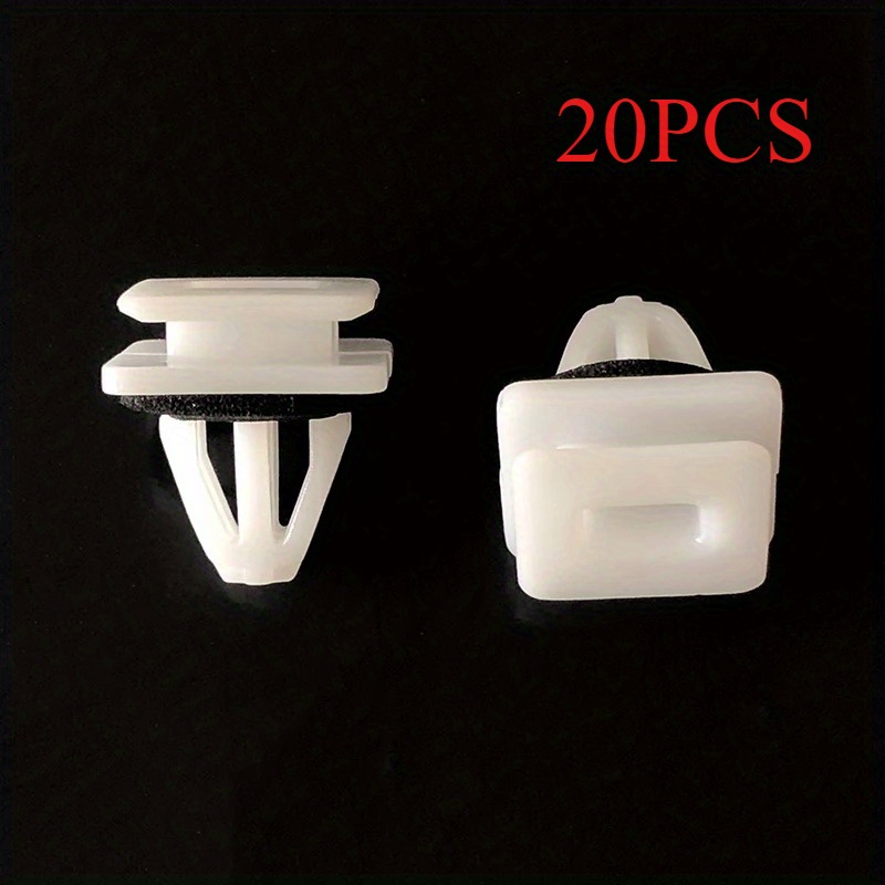 TEMU 20 Piezas de Clips de Retención de Nylon para Faldón Lateral, Protector de , Moldura y Cubierta de Rocker para CRV 91504SP1003