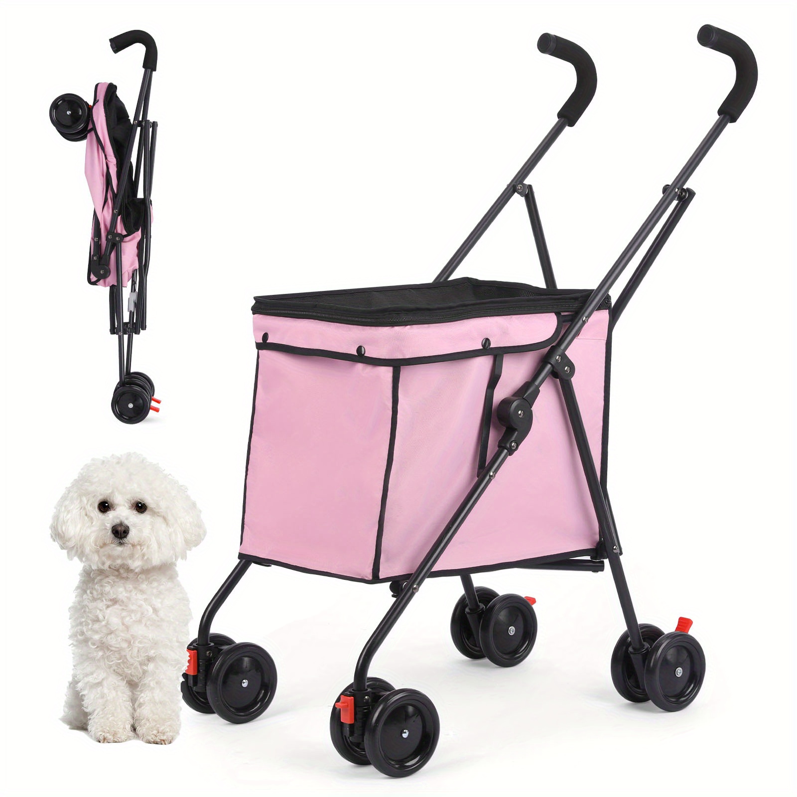 Original Patent Multi-Functional Folding Storage Cart for Pets