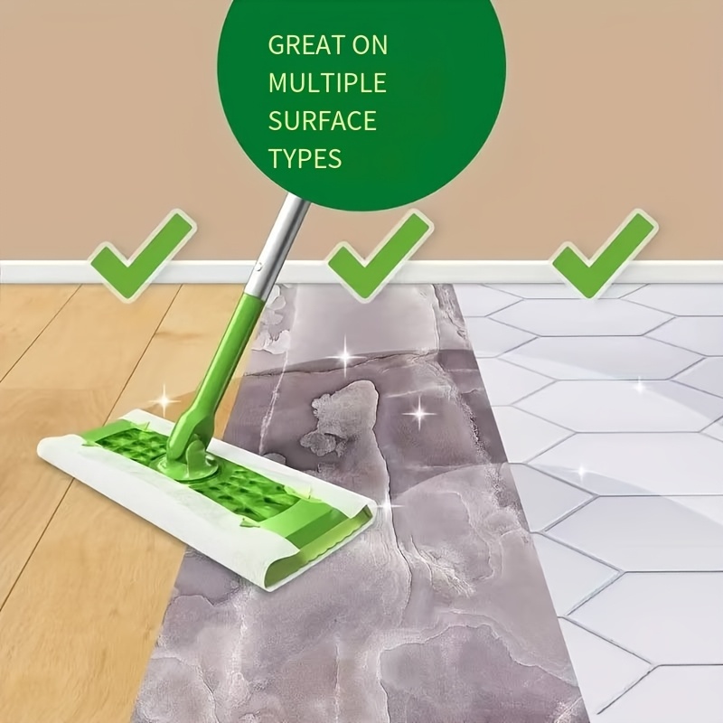 100 Disposable Dust Removal Cloths for Household Use, Electrostatic Mop for Cleaning Floor Tiles And Surfaces
