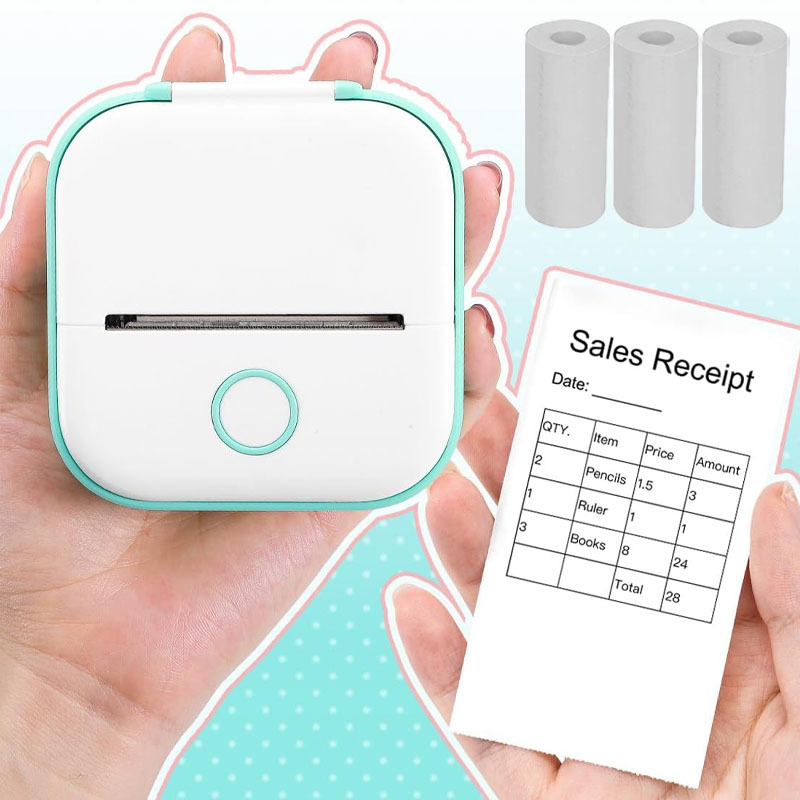 Mini Printer Thermal Paper Label Sticker Colorful Self-Adhesive Thermal Printing Paper Inkless Printing for Photo Picture