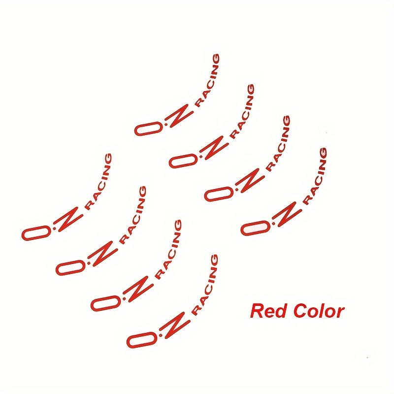 Image of Logo Vinyl Sticker, Self-adhesive Car Rim Emblem Sticker, Car Accessories Label Set