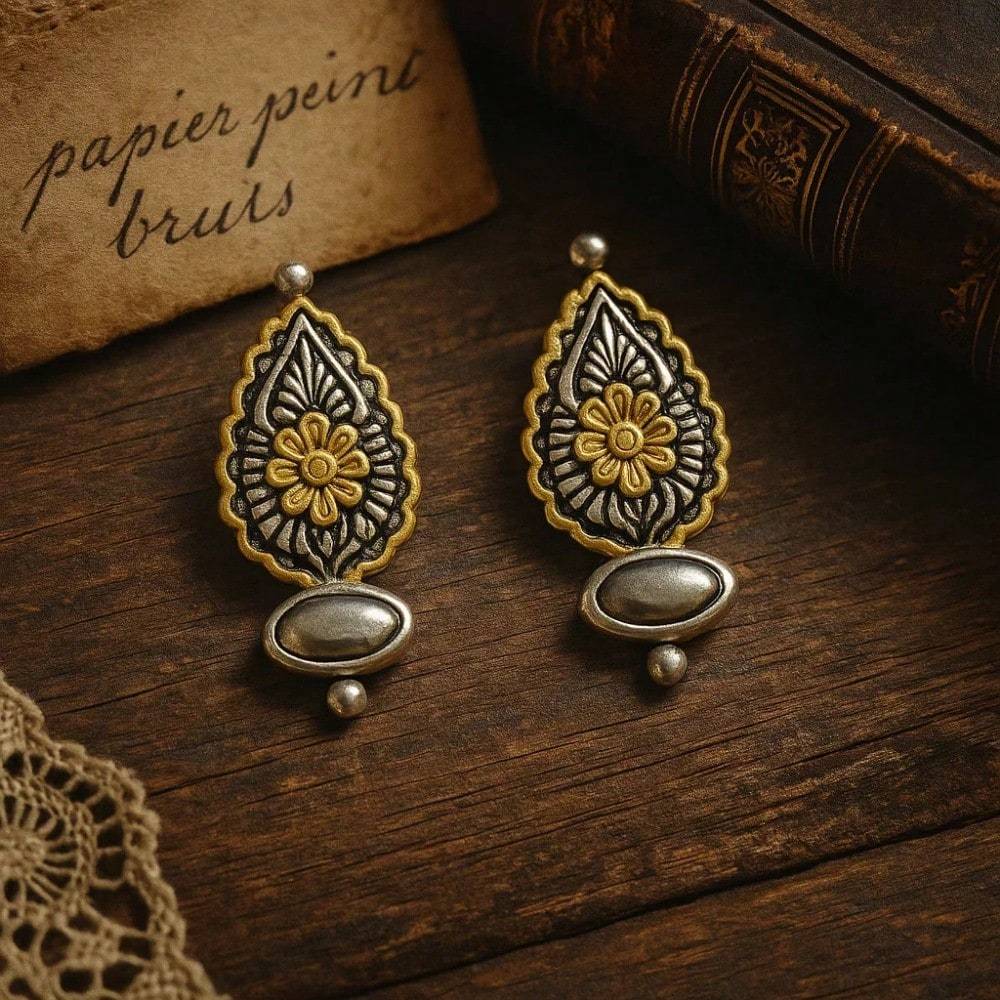 TEMU 2pcs, Fashion Earrings, Vintage Earrings, Bohemian Earrings, Floral Earrings, Tribal Earrings, Fashion Accessories, Halloween Gifts, Birthday