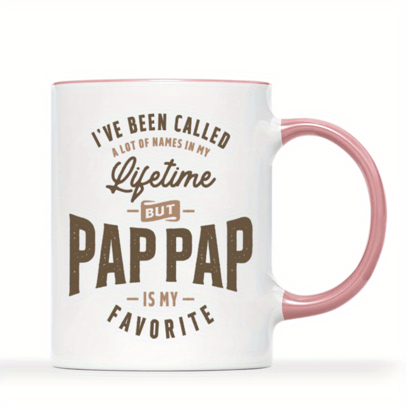 1pc 11oz   is   ceramic coffee mug ideal gift for grandfathers dishwasher safe reusable   family   and birthdays details 5