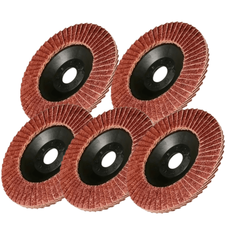 TEMU Upgraded Premium Sandpaper Grinding Wheel Set 100mm 4 Inch Heavy Duty 60 Grit Metal Rust Removal Polishing Tool With Reinforced For Angle