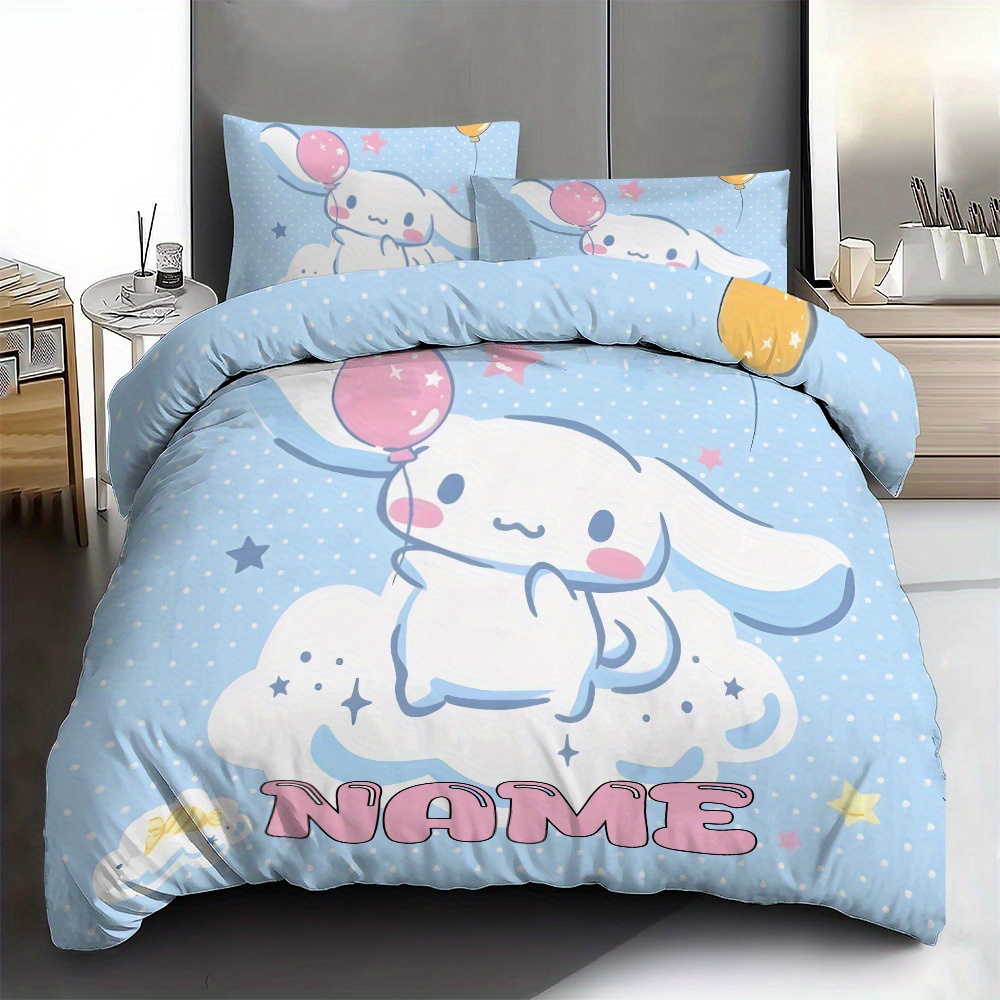 

Personalized - Bedding Set-3pcs Sanrio ‌‌‌‌‌‌‌‌‌‌‌‌‌‌‌‌‌‌‌‌‌‌‌‌‌‌‌‌for Cinnamoroll Pattern Polyester Set (1* + 2*pillowcases, ), - Printed Bedding Set, And , Suitable For Bedrooms And , Suitable