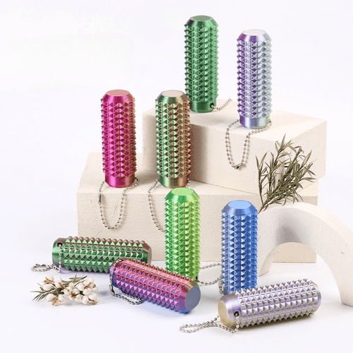 1 set of 3d printed ornaments sharp small grip massage decompression stick random blind
