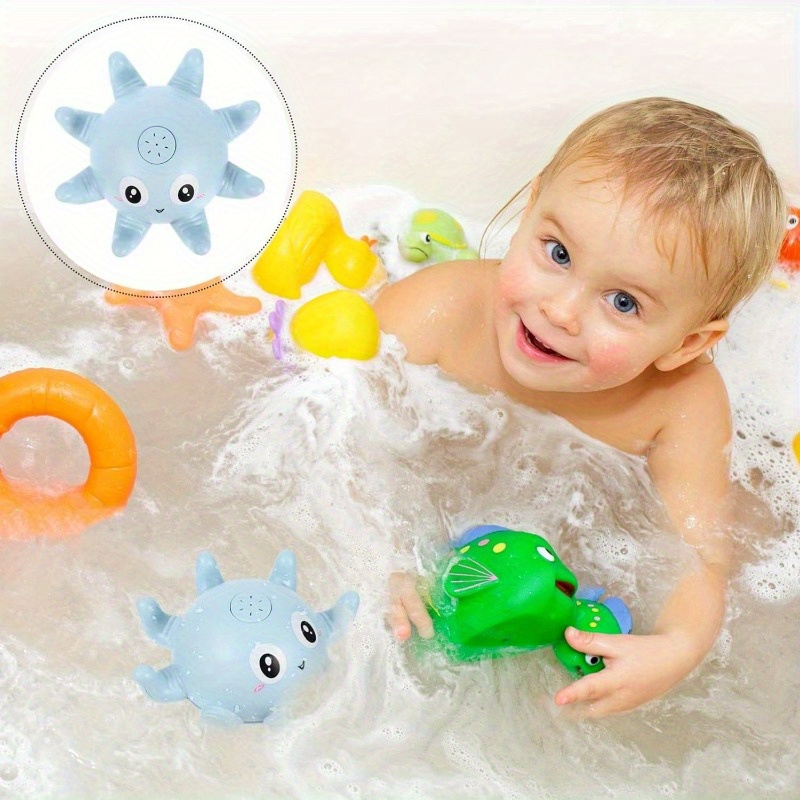 Octopus Bath Toy Water Spouting Splashing for Kids