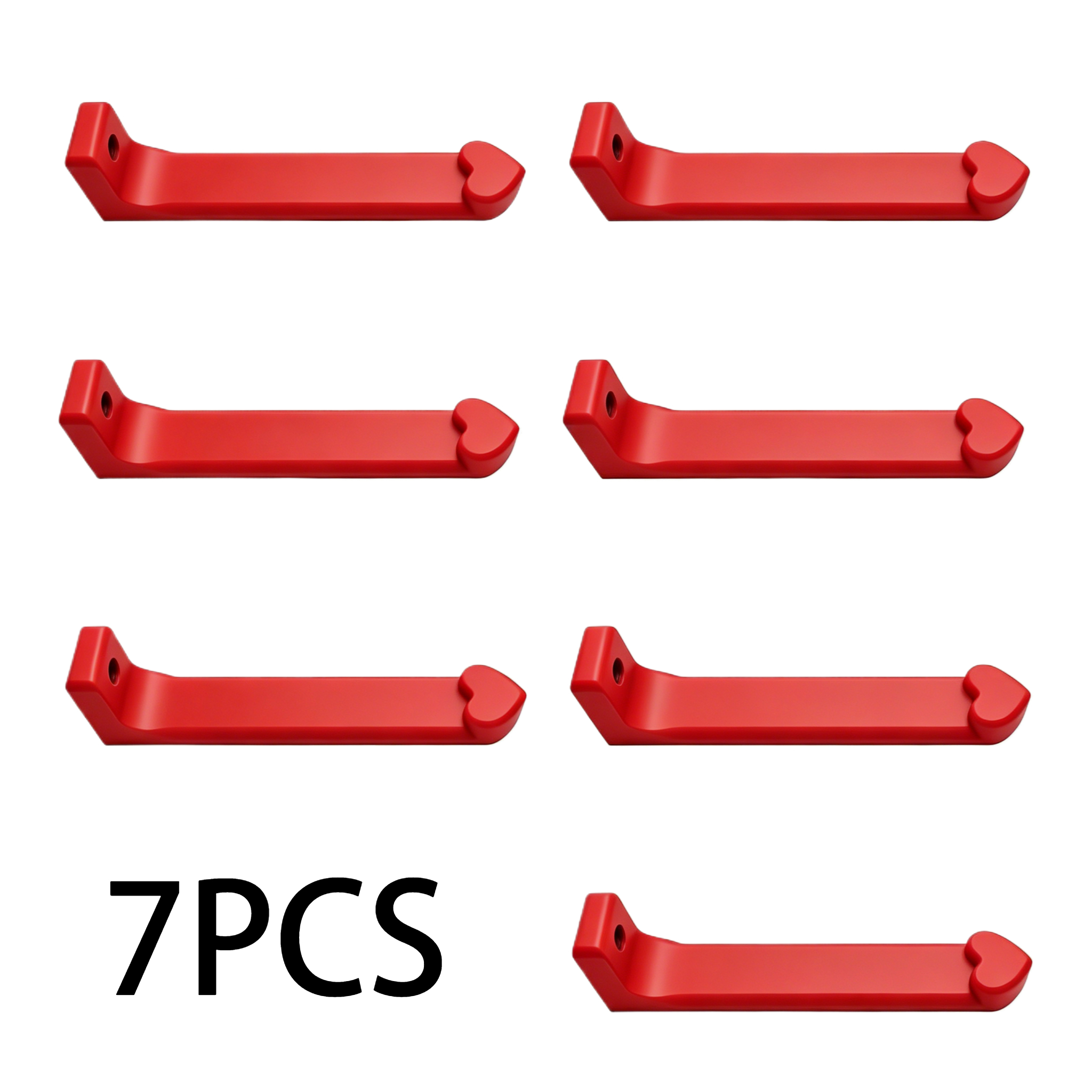 TEMU 7pcs Wall-mounted Tape Dispenser Organizer, Corrosion-resistant Storage Rack, Reliable Hanging Utility Hook, Versatile For Settings Including