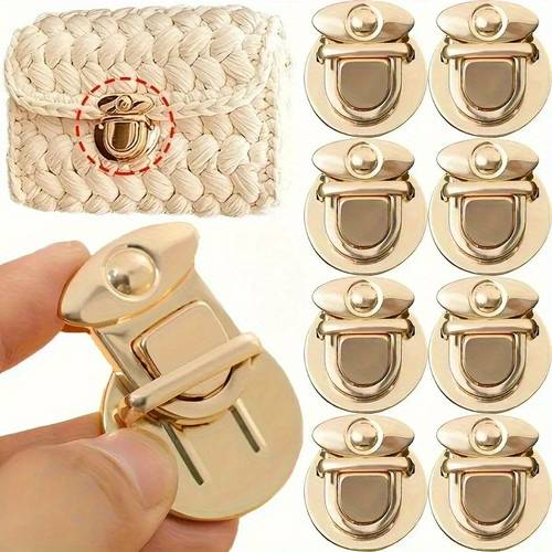 5pcs clasps for handbags diy craft toggle snap buckles with ideal for purses wallet closure accessories wallet making supplies secure closure decorative closure durable closure diy wallet making