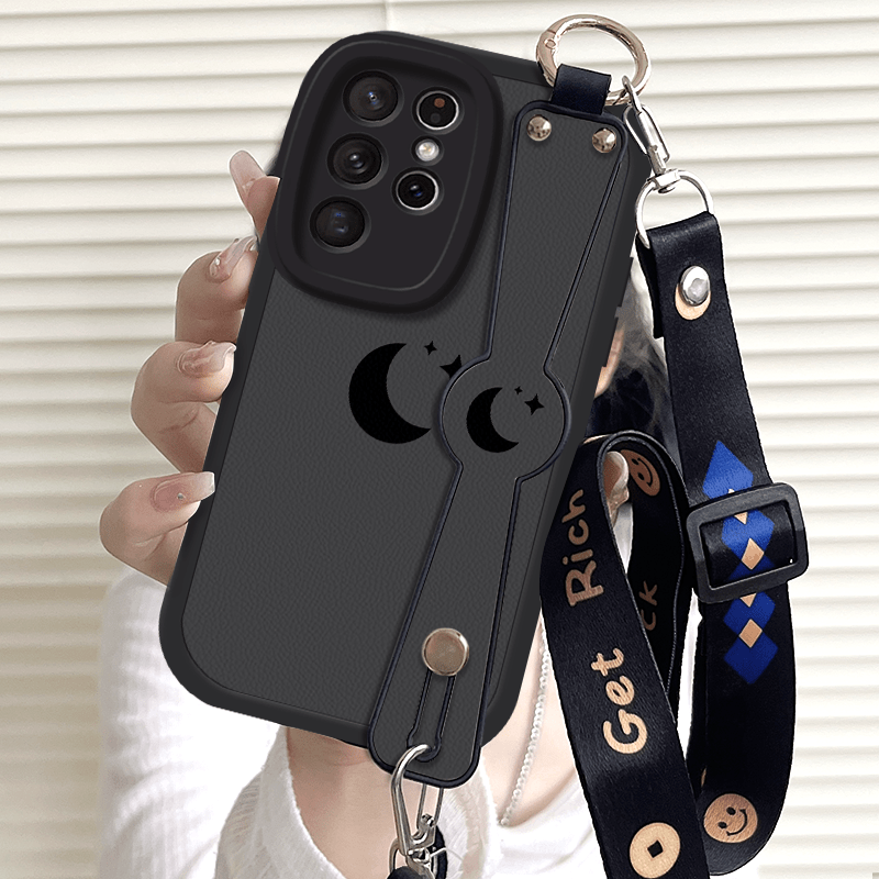 TEMU Phone Case: Minimalist Crescent Case Compatible With Galaxy S25 Ultra, Galaxy S24 Shockproof, S23 Fe Protective Cover, Galaxy S22 5g