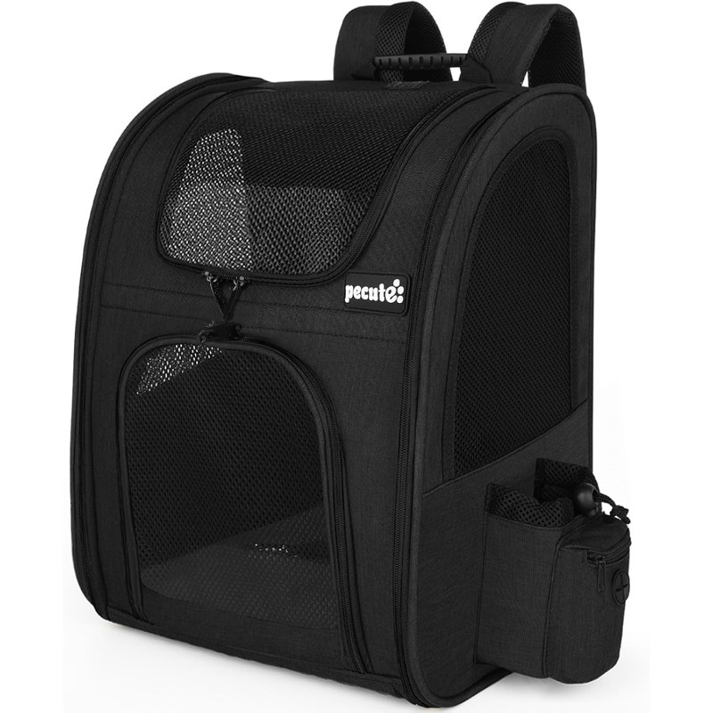 convertible cat backpack with dome-like canopy ventilated oxford