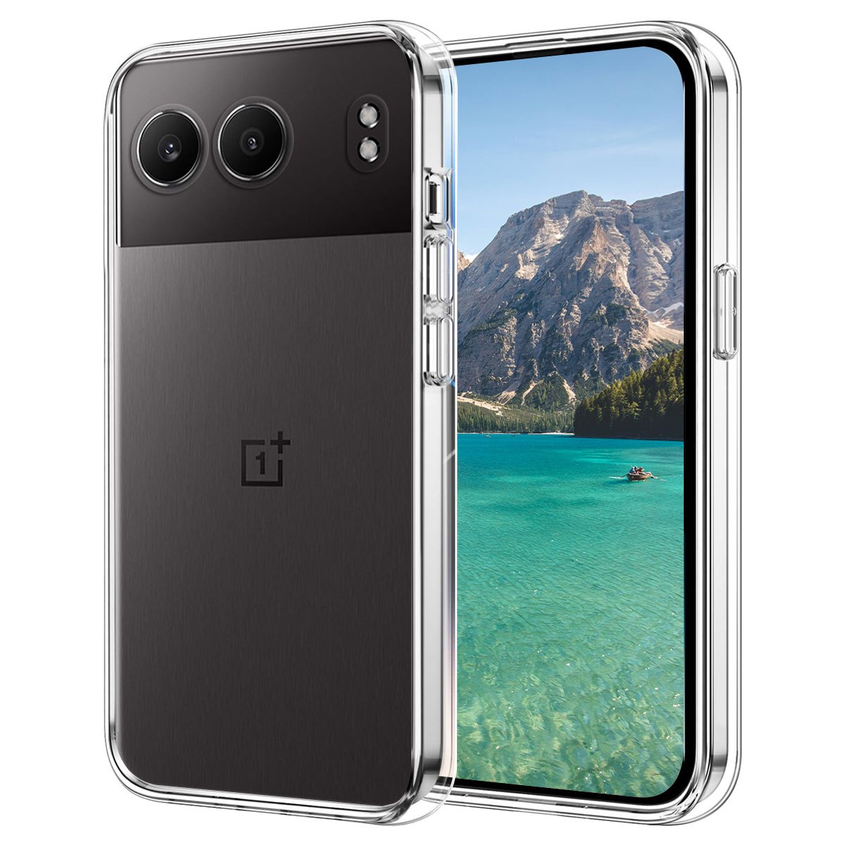 TEMU para OnePlus Nord 4, protección simple a prueba de caídas, cubierta trasera transparente antiarañazos