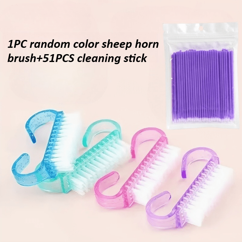Foot and Nail Care Tool Set with Slanted Brush