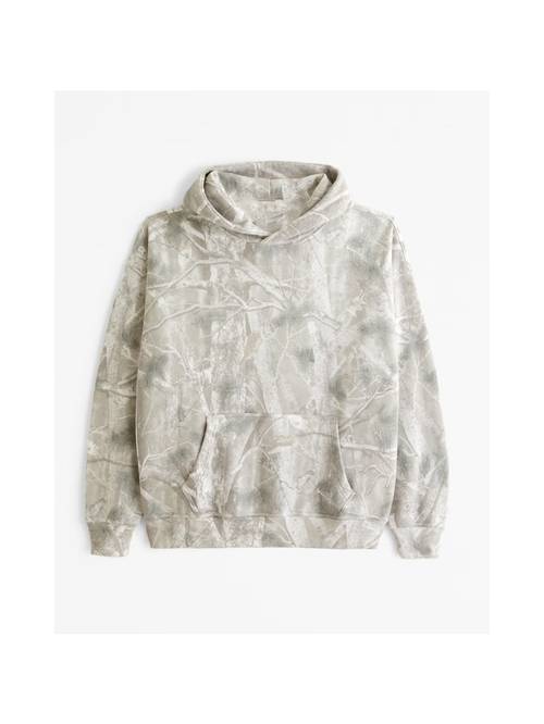 2025 autumn unisex hoodie stylish long sleeve camo jungle maple leaf branch 3 comfortable casual daily street fashion