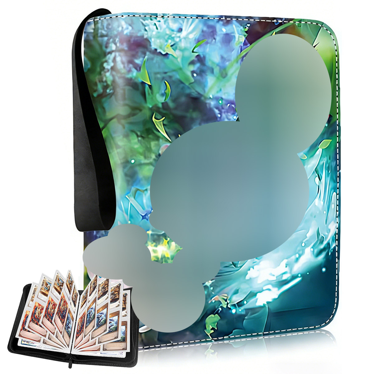 New Large 440 Cards Capacity Collection Folder Cards Folder Booklet, Card Holder Album