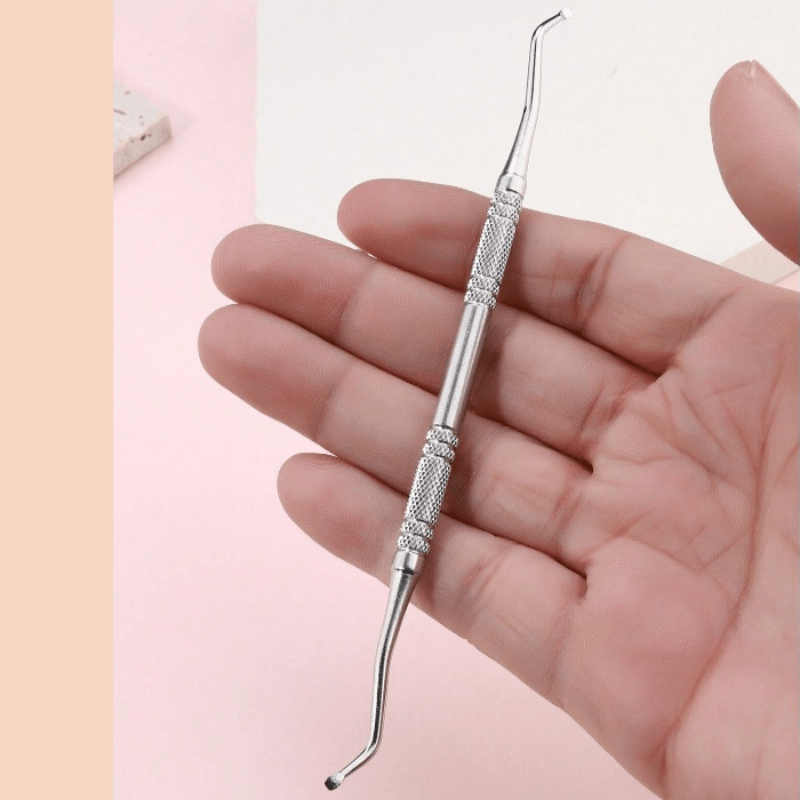3pcs Cuticle Pusher & Remover Set with Storage Box