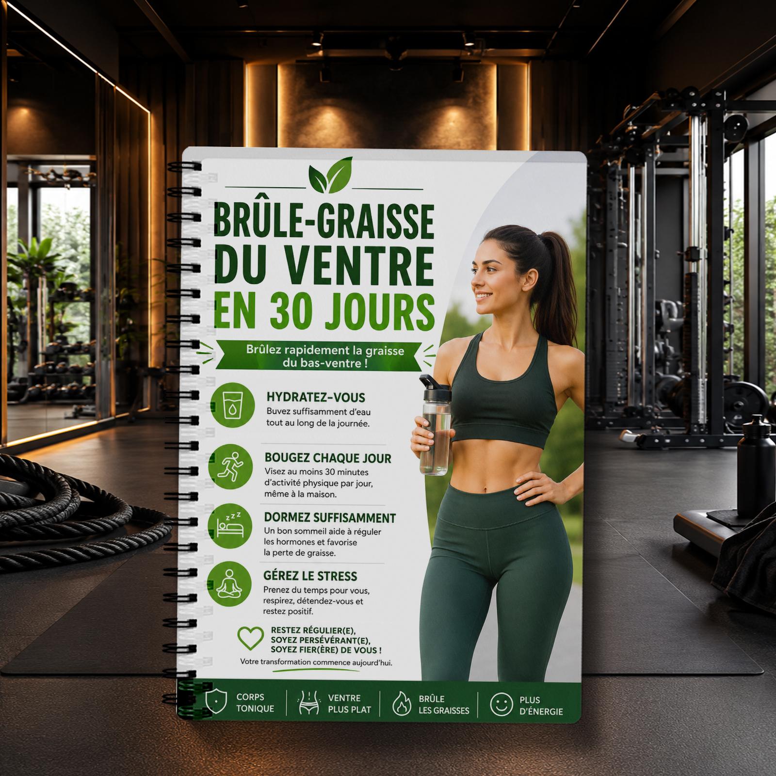 TEMU Plan d'entraînement pour la graisse abdominale, Programme de 30 jours d'entraînement du tronc pour une de graisse d' plat, Sculpture des