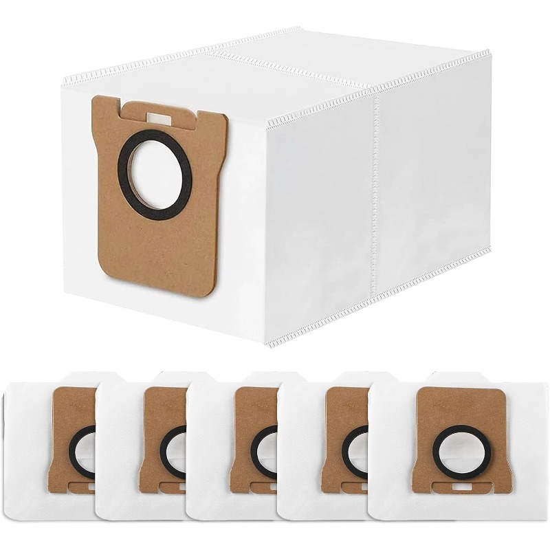 TEMU 6pcs Dust Bags Suitable For Xiaomi X10 Plus, X20 Plus, S10, L10s Ultra, L10 Ultra, L20 Ultra, L20 Pro Vacuum Cleaners, Spare Bag Accessory Set