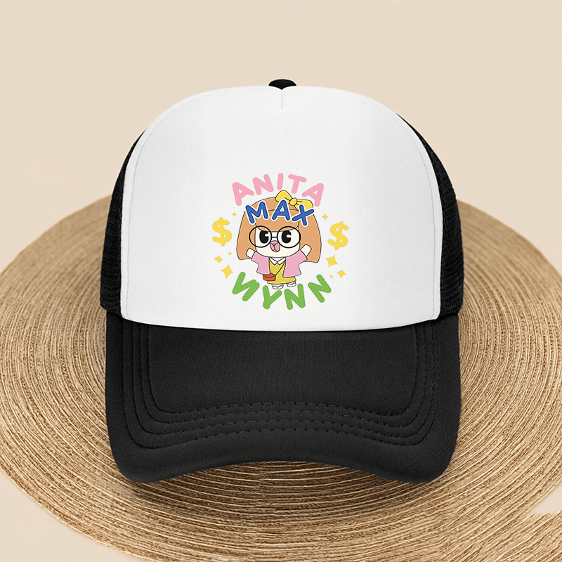 TEMU Adjustable Breathable Mesh Trucker Hat For - Lightweight Baseball Cap With Mesh Back Panel, Machine Washable, Suitable For, Outdoor, Casual Wear