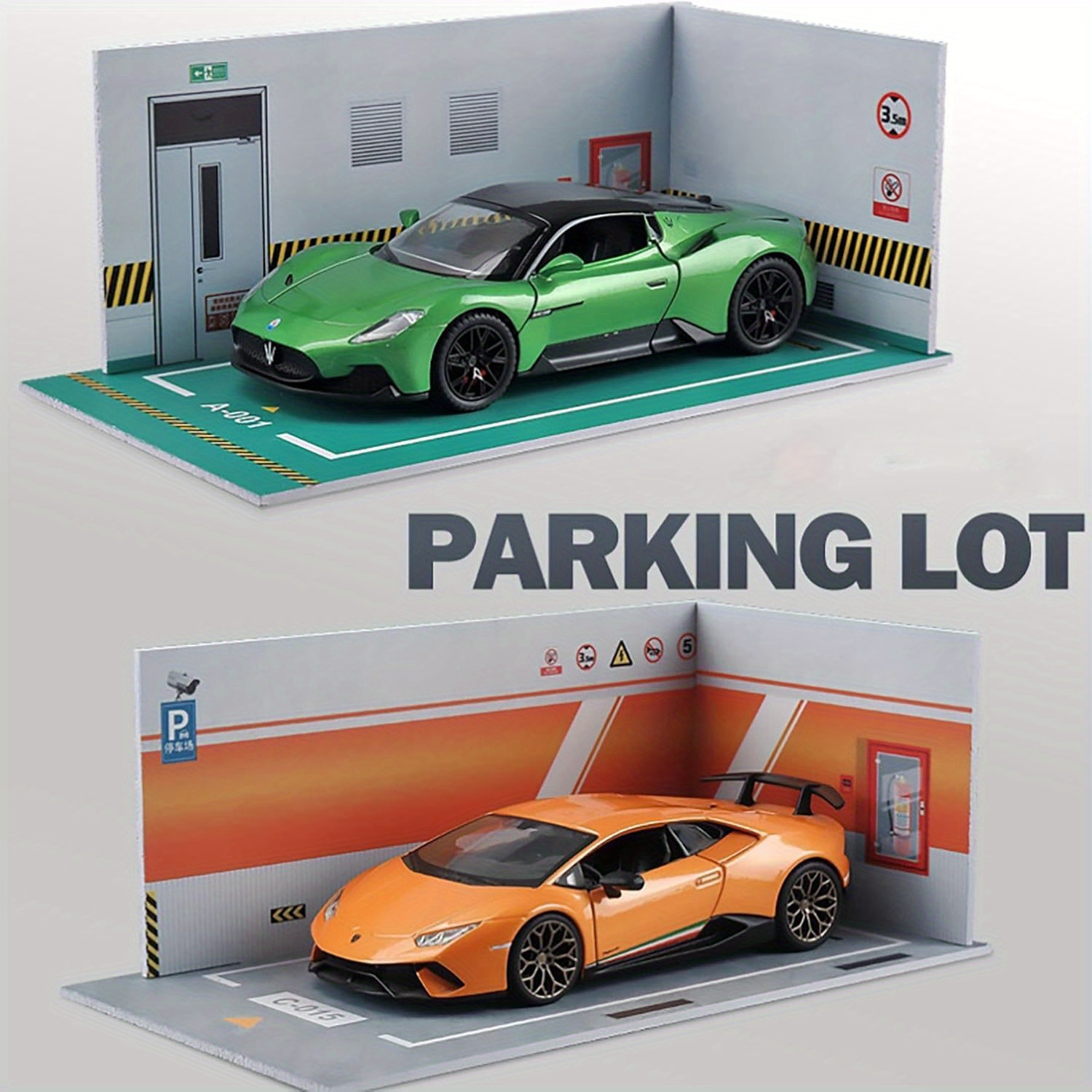 1:24 Scale Parking Garage Model - Durable PVC - UV Resistant